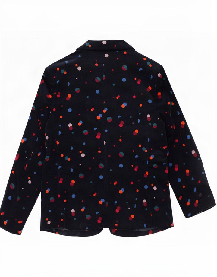 Monsoon Damen-Blazer mit 1 Knopf, Größe UK 14, mittelmarineblau, Baumwolle