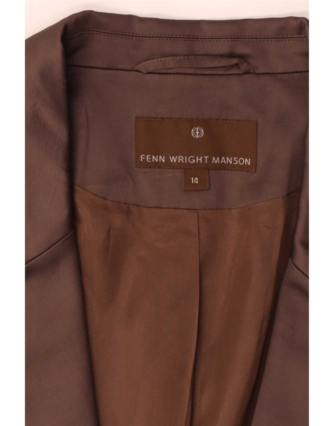 Fenn Wright Manson Damen-Blazer mit 3/4-Ärmeln, Gr. 14, Braun