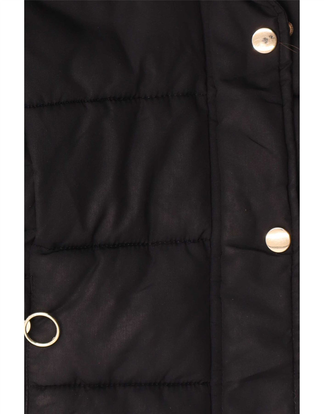 Topshop Damen-Jacke mit Kapuze, wattiert, Größe S, Marineblau, Polyester