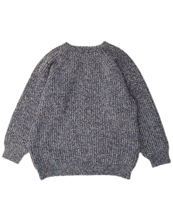 Kilspindie Damen-Pullover mit U-Boot-Ausschnitt, XL, blaue Wolle