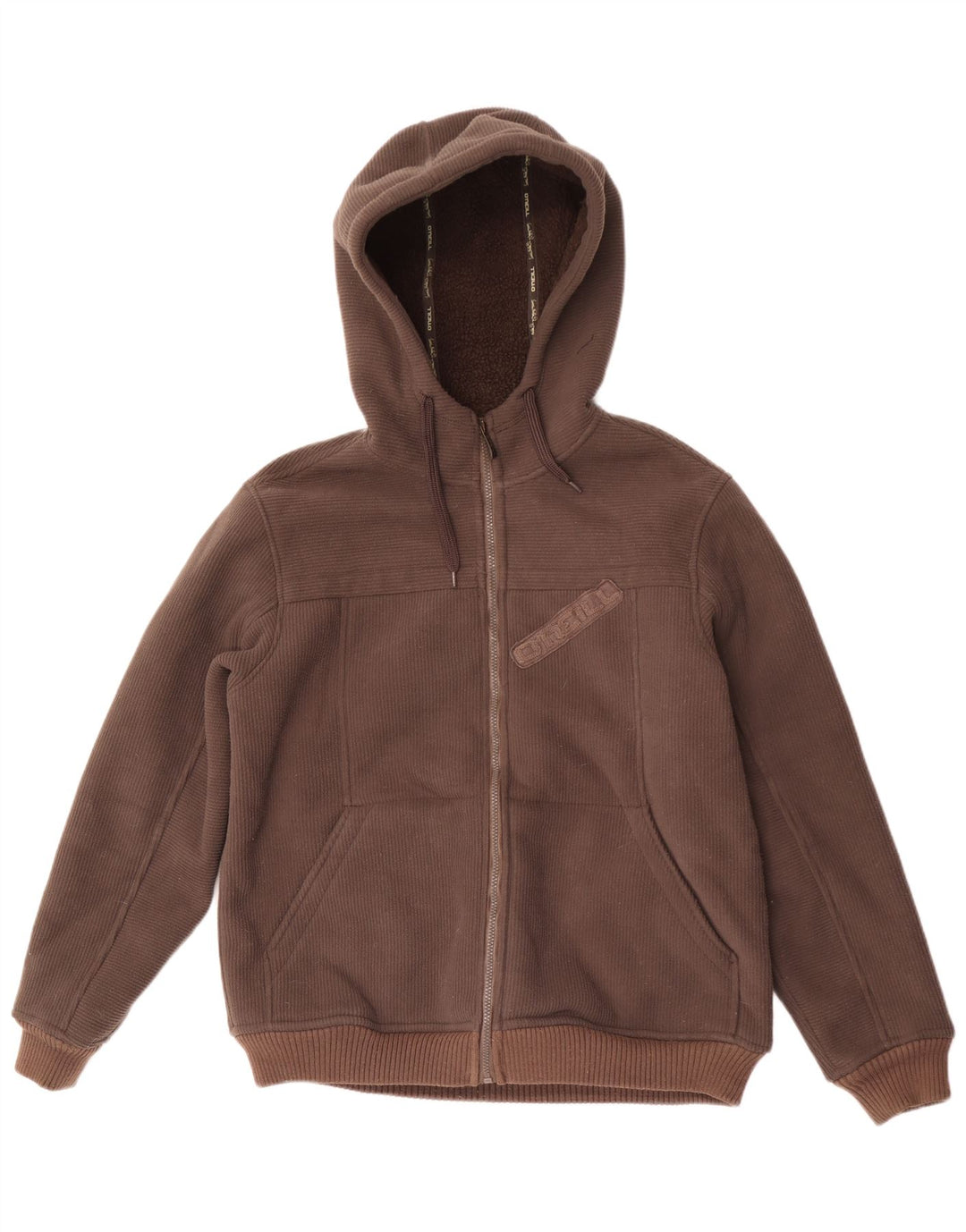 O'Neill Herren-Kapuzenpullover mit Grafik, groß, braun, Polyester