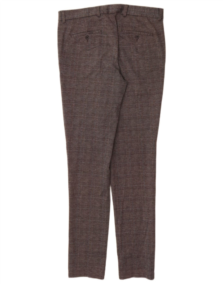 Jack & Jones Slim Chino-Hose für Herren, W32, L34, graues Hahnentritt-Polyester