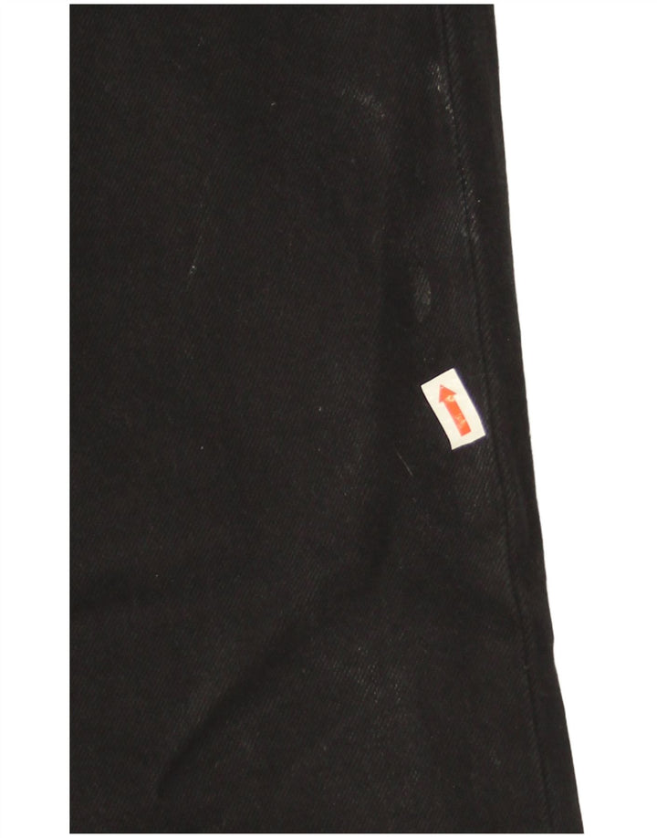 Levi's Herren 501 Straight Jeans W32 L28 Schwarze Baumwolle