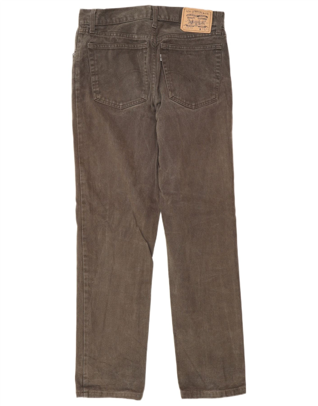 LEVI'S Herren Straight Jeans W32 L34 Graue Baumwolle