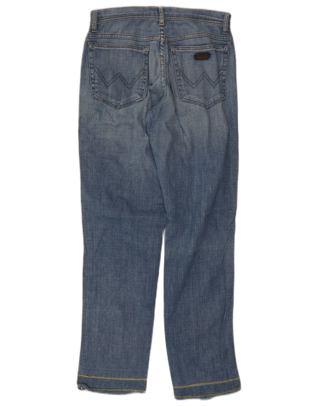 WRANGLER Herren Straight Jeans W30 L30 Blaue Baumwolle