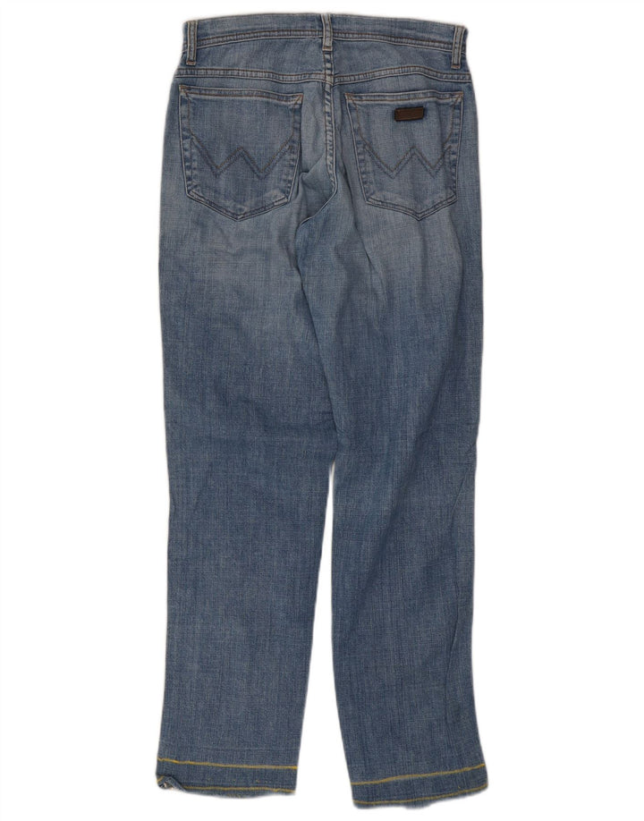 WRANGLER Herren Straight Jeans W30 L30 Blaue Baumwolle
