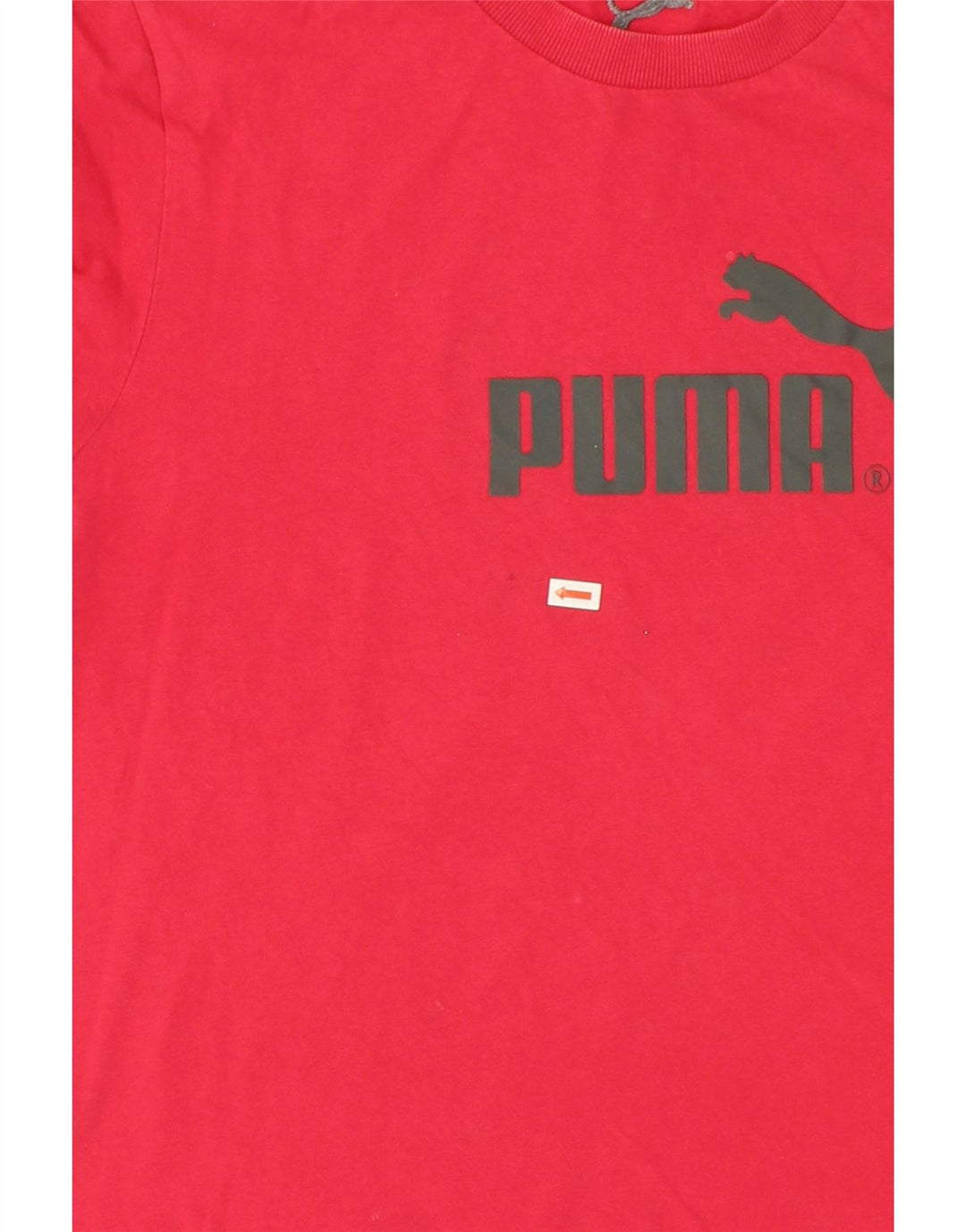 PUMA Mens Graphic T-Shirt Top Medium Red Cotton Vintage Puma and Second-Hand Puma from Messina Hembry 