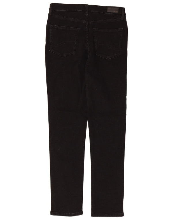 Fat Face Damen Sway Slim Jeans UK 12 Medium W30 L30 Schwarz Baumwolle