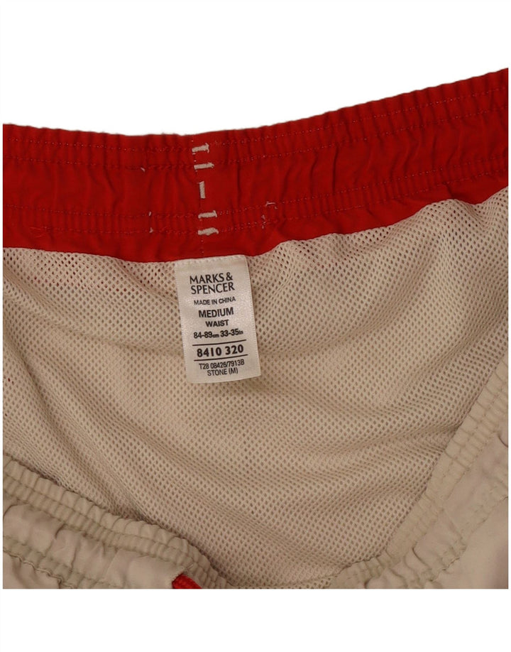 Marks & Spencer Herren Blue Harbor Badeshorts Mittelbeige Polyester