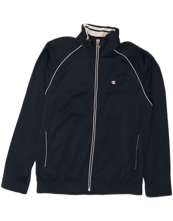 Champion Herren-Trainingsanzug-Oberjacke, mittelgroß, Marineblau