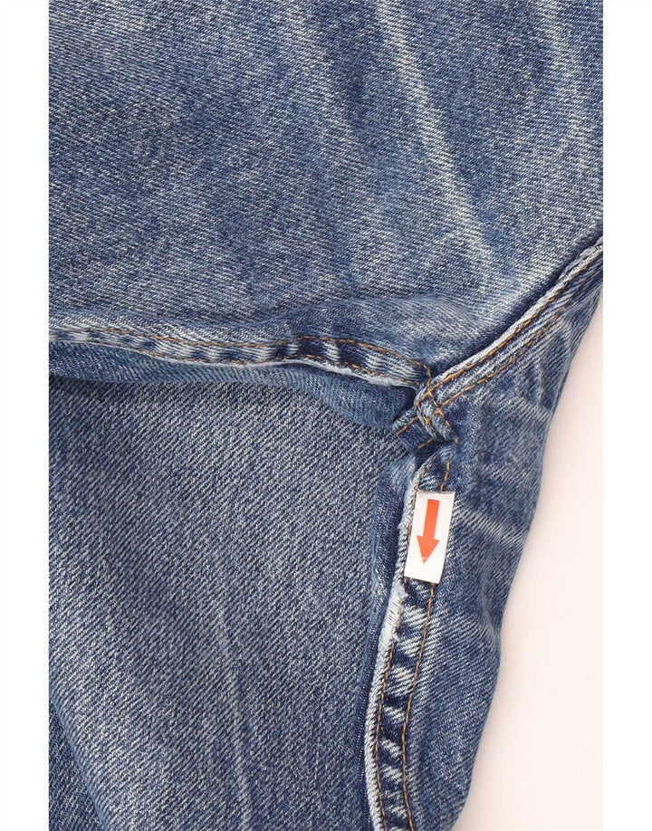 Levi's Herren 505 Regular Fit Straight Jeans W40 L34 Blaue Baumwolle