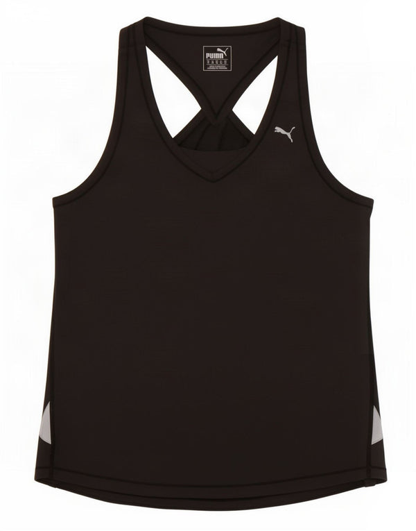 Puma Damen Weste Top UK 12 Mittelgraues Polyester