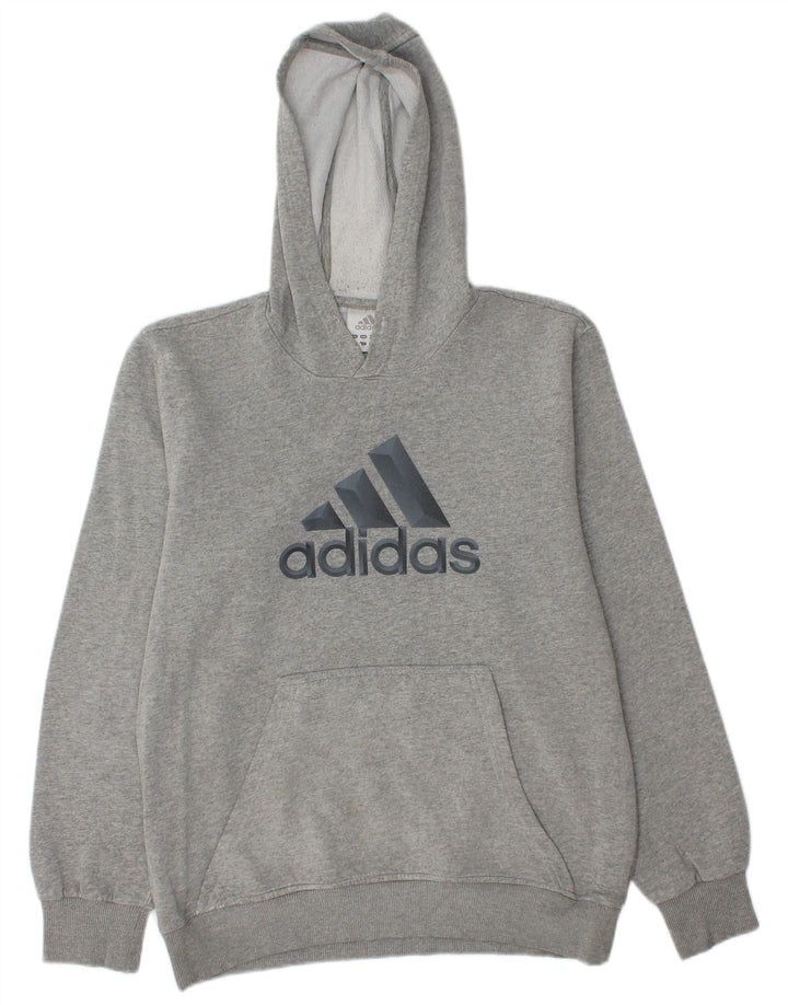 ADIDAS Herren Graphic Hoodie Pullover Mittelgrau