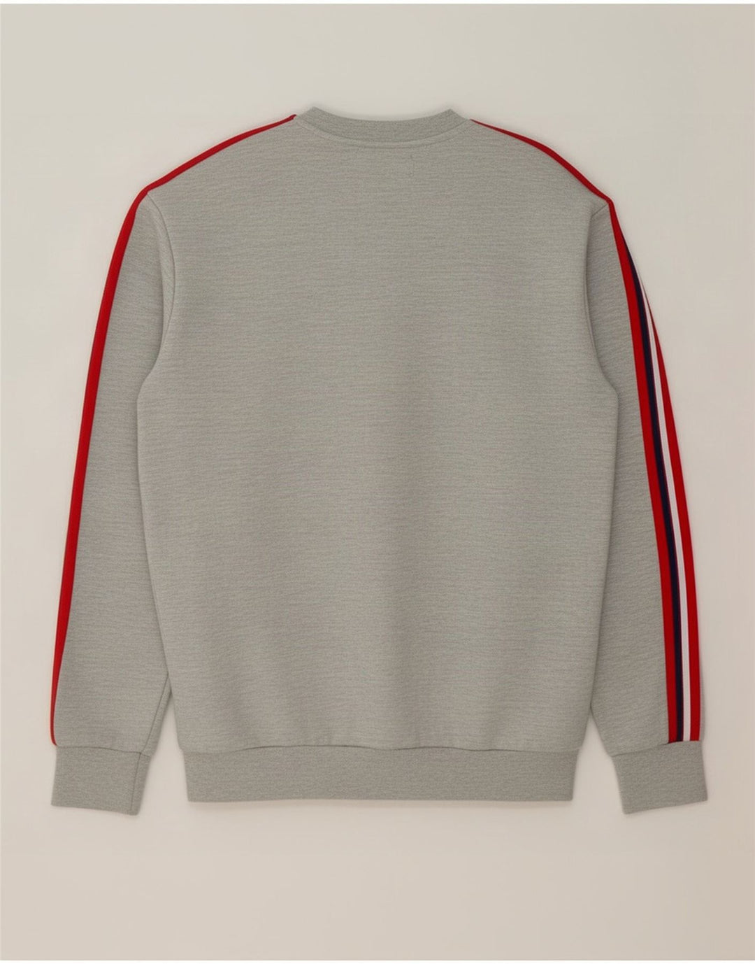 Zara Herren-Sweatshirt-Pullover, kleines graues Farbblock-Polyester