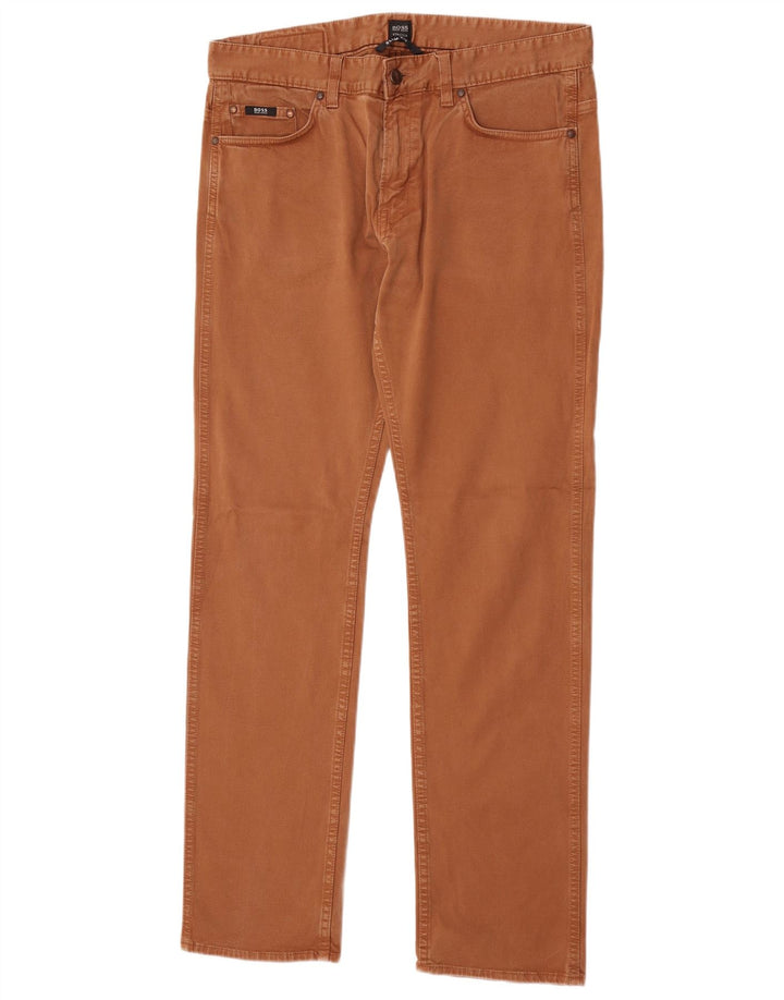 Hugo Boss Herren Stretch Slim Jeans W34 L32 Braun