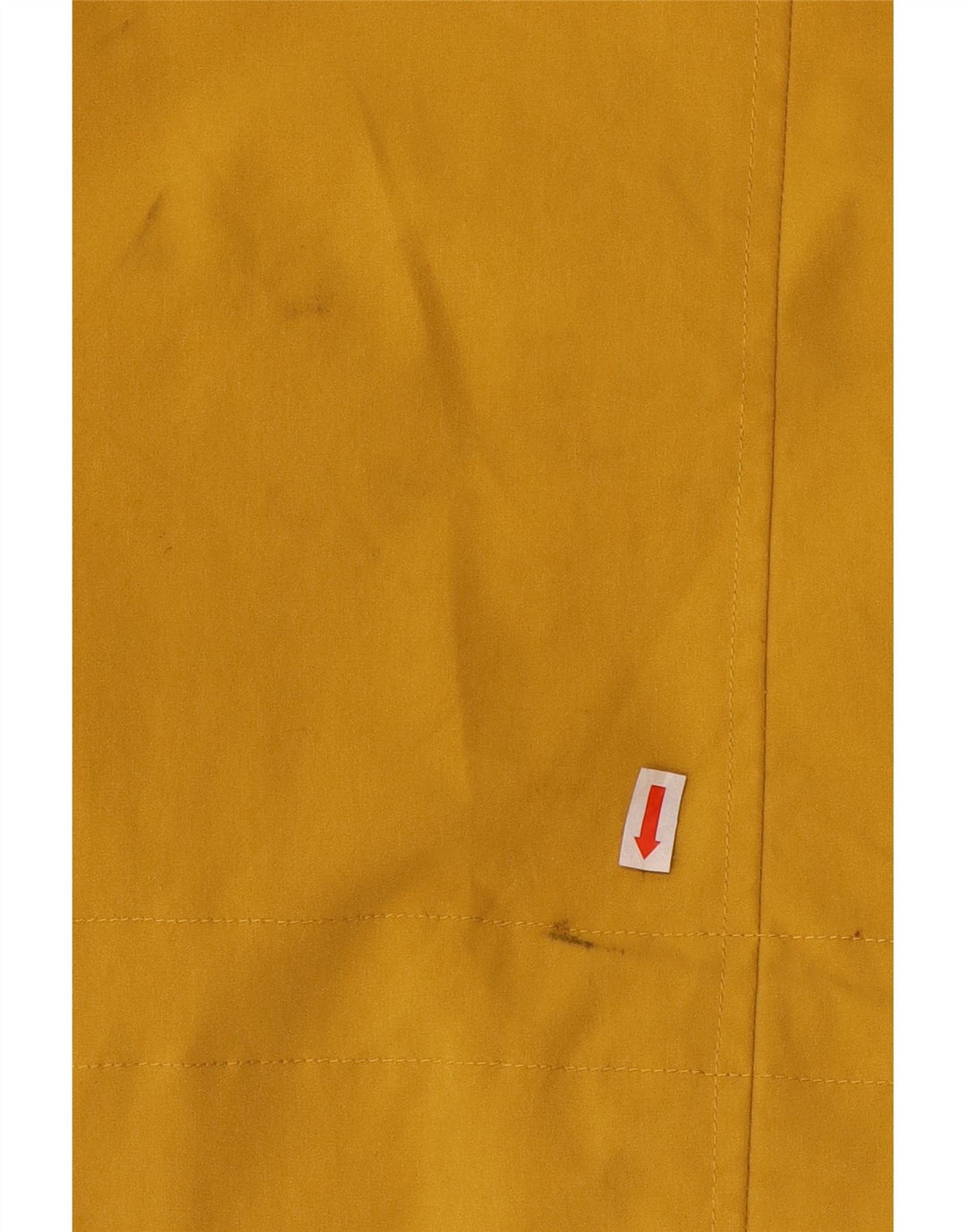 FAT FACE Damen Übergroßer Regenmantel mit Kapuze, UK 16, Größe L, Gelb, Polyester