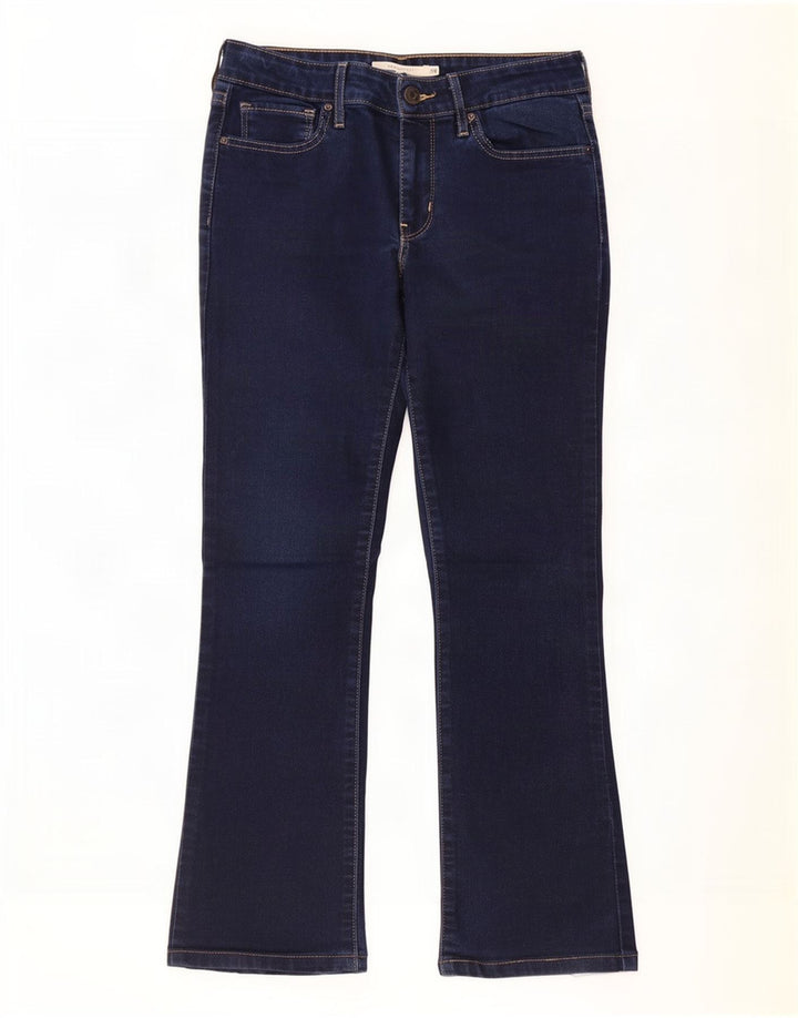 Levi's Damen 715 Bootcut Jeans W28 L26 Marineblau Baumwolle