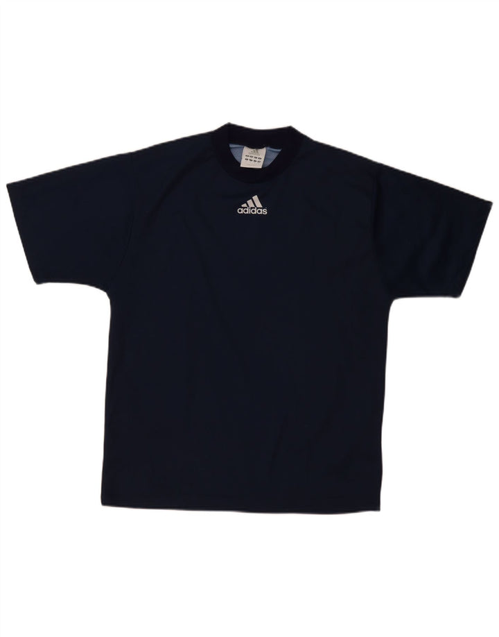 Adidas Herren Grafik T-Shirt Top Small Marineblau Polyester