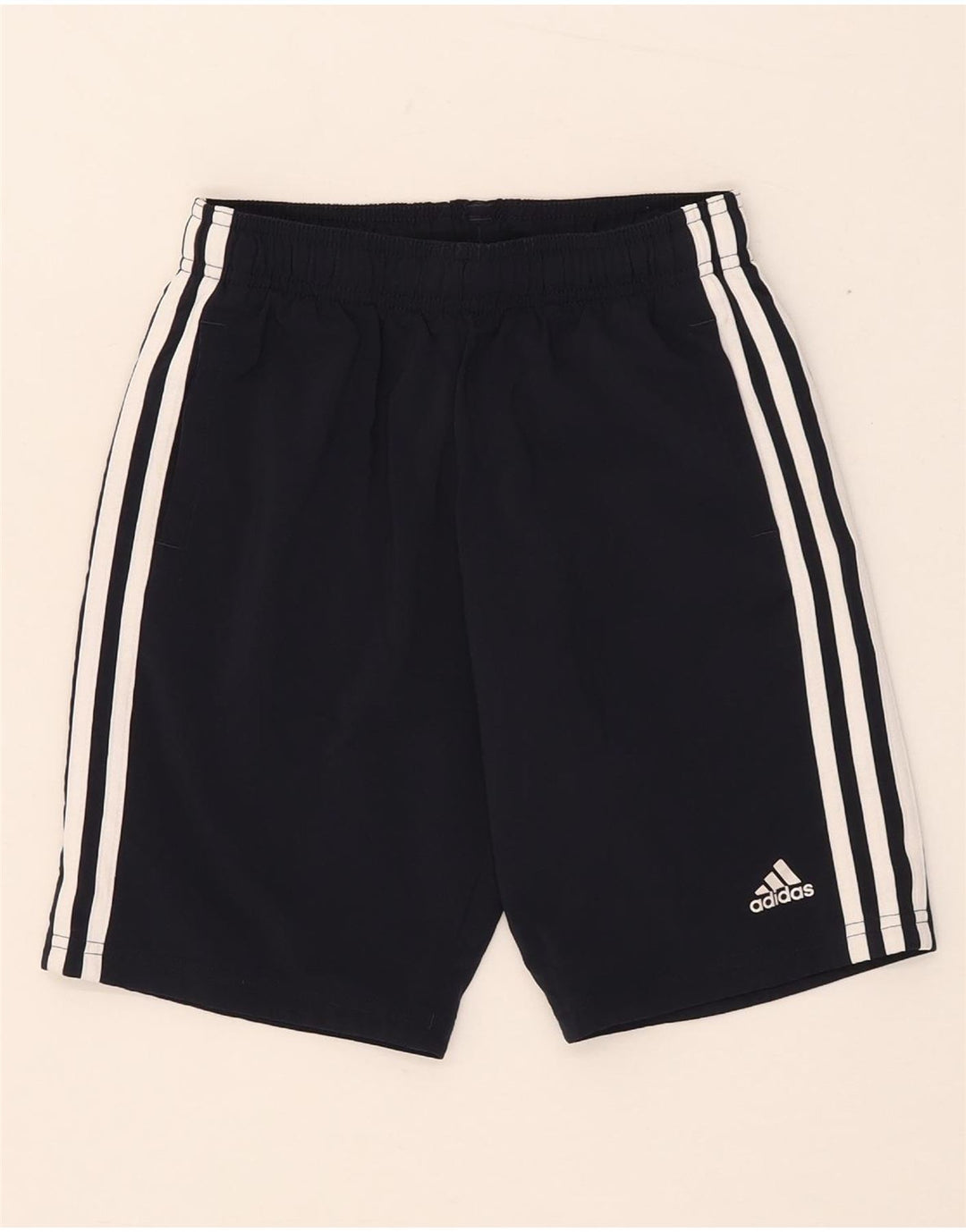 Adidas Sportshorts für Jungen, 9–10 Jahre, Marineblau, Polyester