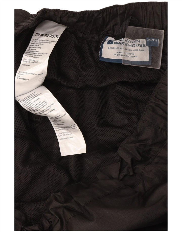 Mountain Warehouse Herren-Trainingshose 2XL, schwarzes Polyester