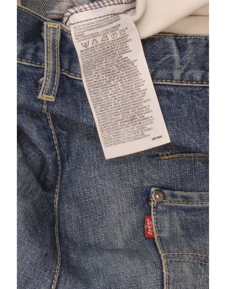 Levi's Herren Straight Jeans W33 L32 Blaue Baumwolle
