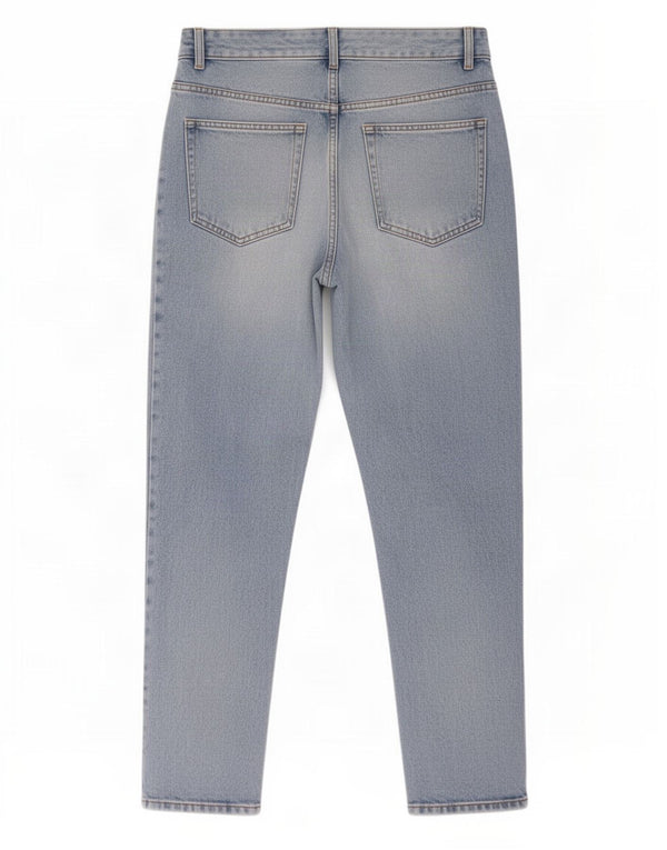 Zara Herren Tapered Jeans EU 40 Medium W31 L27 Blaue Baumwolle