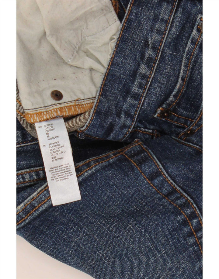 Gap Damen Skinny Jeans W30 L30 Blaue Baumwolle