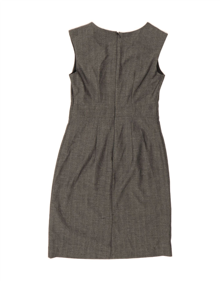 MOSSIMO Womens Stretch Sheath Dress US 6 Medium Grey Herringbone Vintage Mossimo and Second-Hand Mossimo from Messina Hembry 