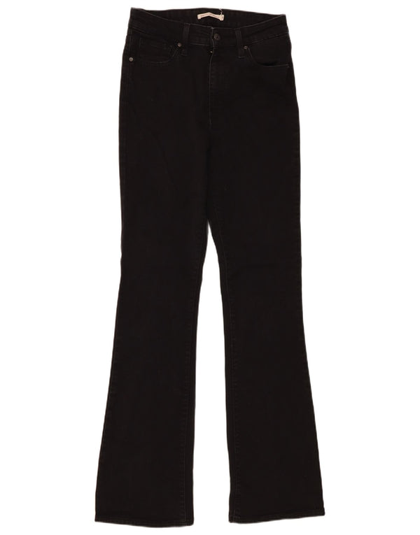 Levi's Damen 725 Bootcut-Jeans mit hohem Bund, W29, L34, schwarze Baumwolle