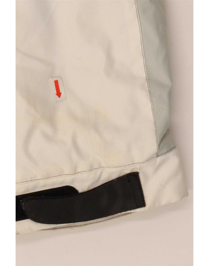 Colmar Herren-Skijacke mit Kapuze, IT 48, Mittelweiß, Farbblock