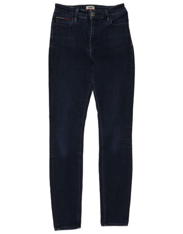 Tommy Hilfiger Damen Skinny Jeans W28 L32 Marineblau Baumwolle