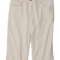 John Lewis Damen Bermudashorts UK 14 Large W32 Weiße Baumwolle