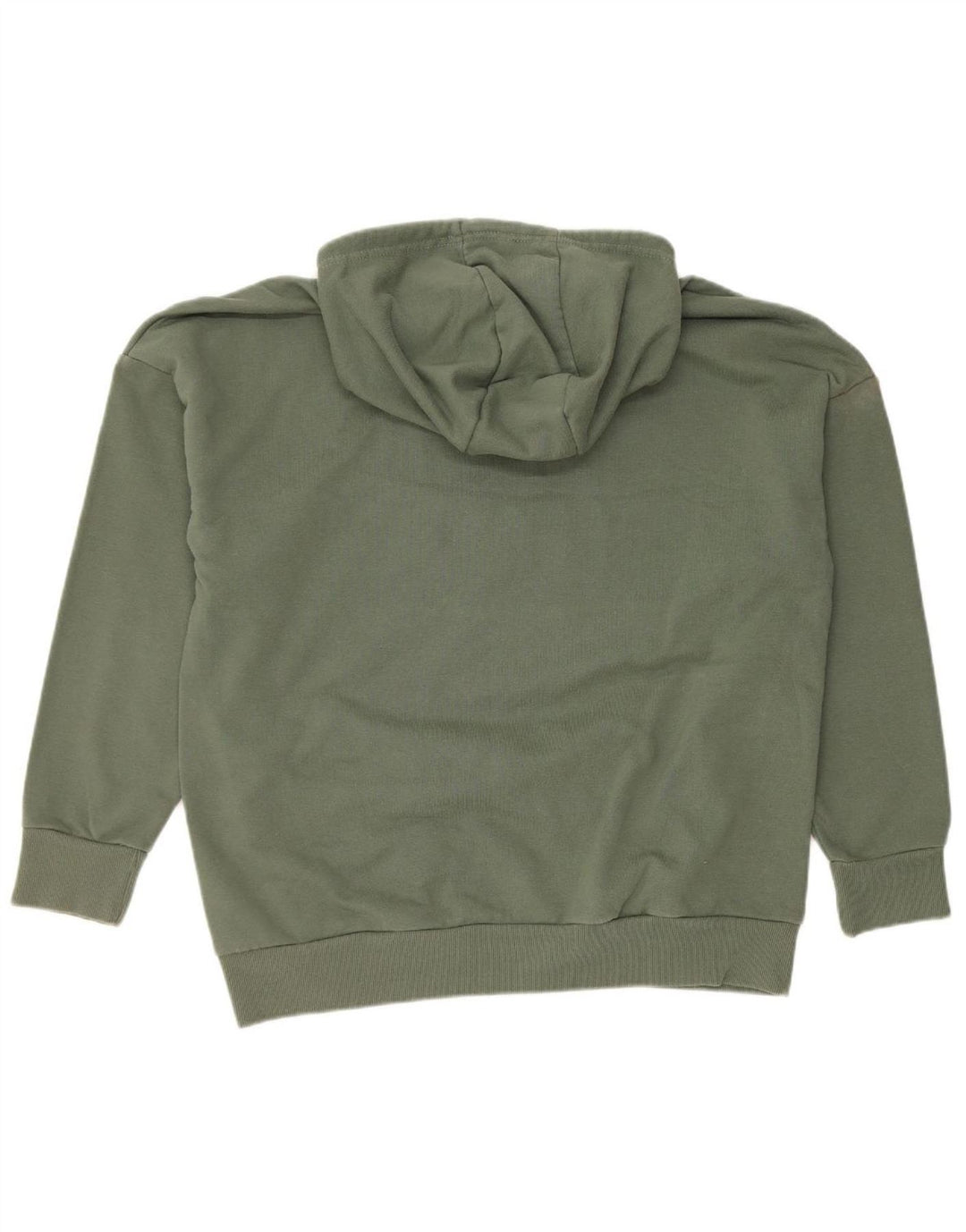 ELLE SPORT Mens Graphic Hoodie Jumper Large Green Polyester