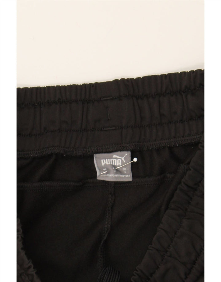 PUMA Mens Tracksuit Trousers Small  Black Polyester Vintage Puma and Second-Hand Puma from Messina Hembry 