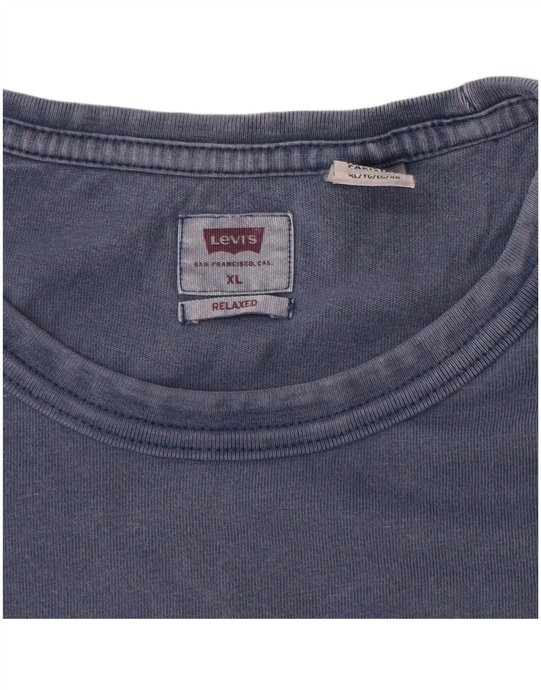 LEVI'S Herren Relaxed Fit T-Shirt Top XL Blau