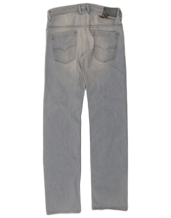 Diesel Herren Onijo Straight Jeans W30 L32 Blaue Baumwolle