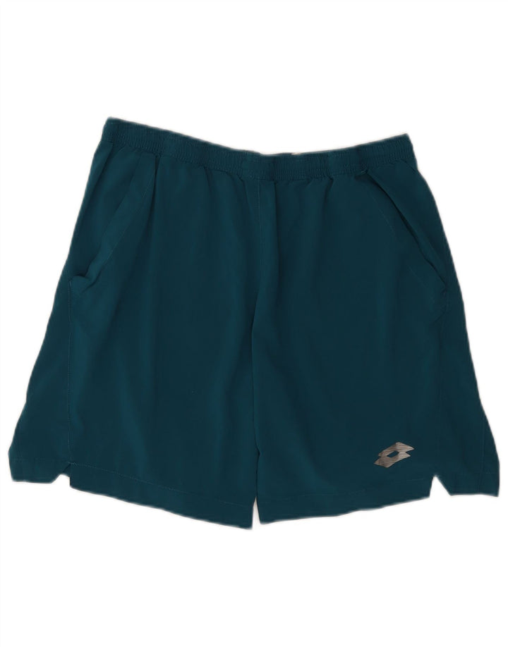 Lotto Herren-Sportshorts, groß, blau, Polyester