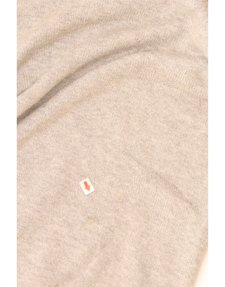 Marks & Spencer Herren Blue Harbor V-Ausschnitt Pullover Pullover Small Grau meliert