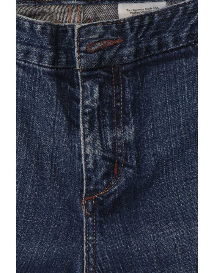 Eddie Bauer Damen Bootcut Jeans W32 L29 Blaue Baumwolle