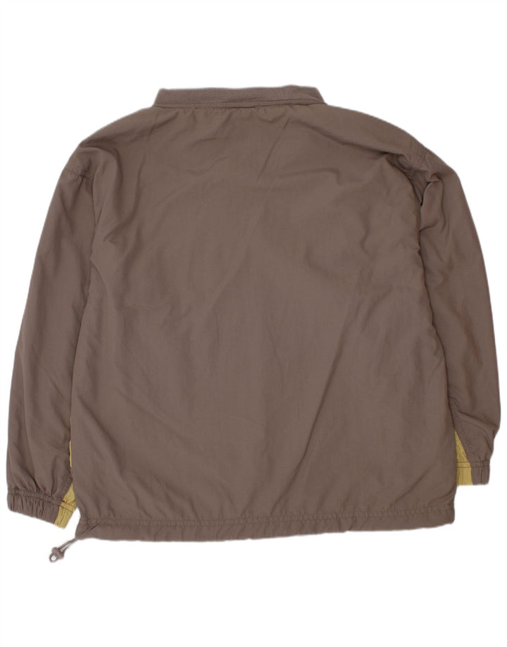 Reebok Jungen Grafik-Pullover-Trainingsanzug-Oberteil, 9–10 Jahre, Grau, Farbblock