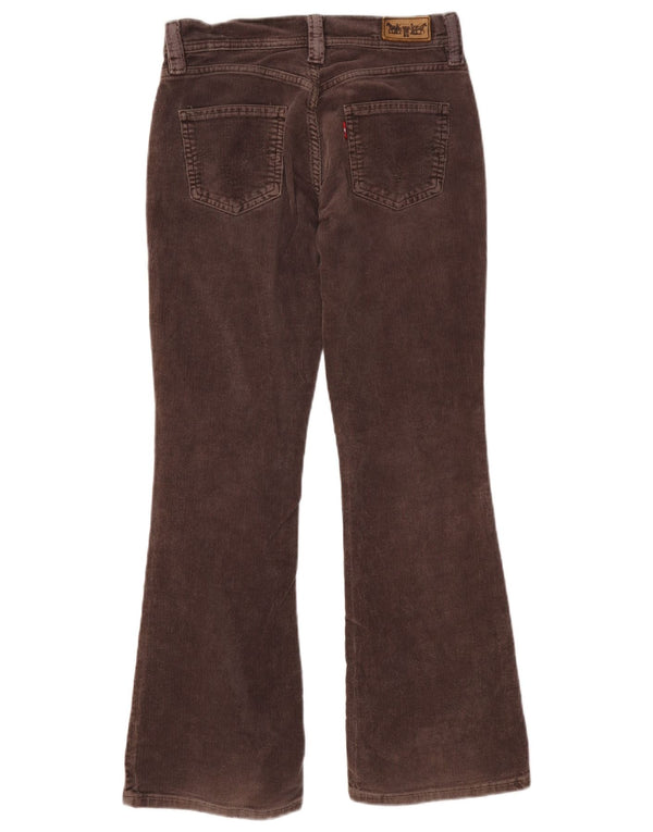 Levi's Damen Flare-Cordhose W28 L30 Braune Baumwolle