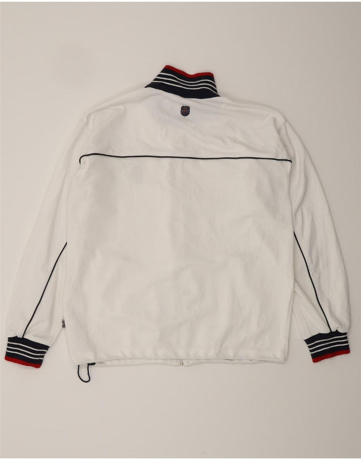 Diadora Herren Bomberjacke UK 40 Large Weiß Polyester