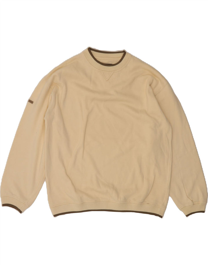 LUCKY STAR Mens Sweatshirt Jumper Medium Beige Vintage Lucky Star and Second-Hand Lucky Star from Messina Hembry 