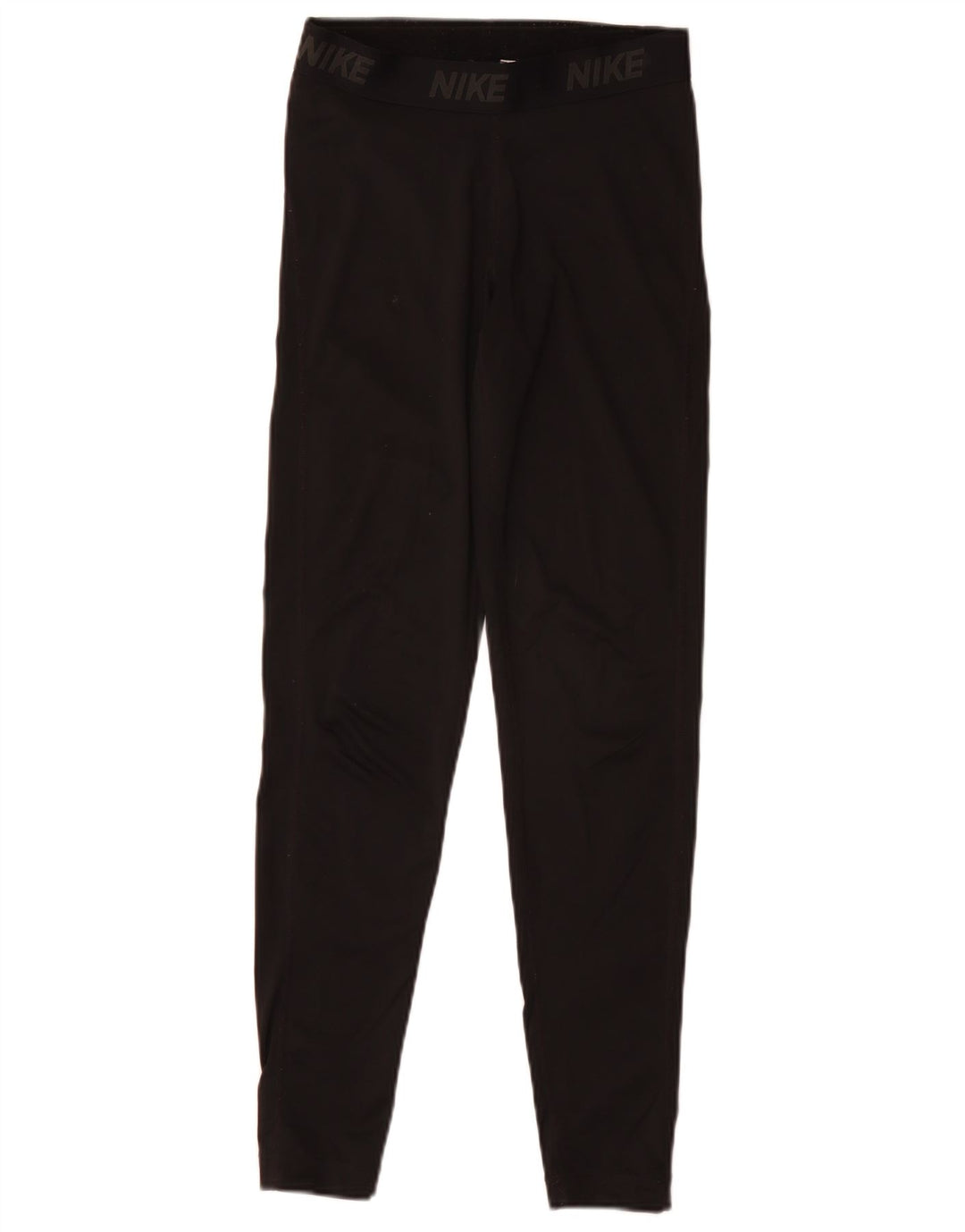 Nike Damen Dri Fit Graphic Leggings UK 10 Small Schwarz Polyester