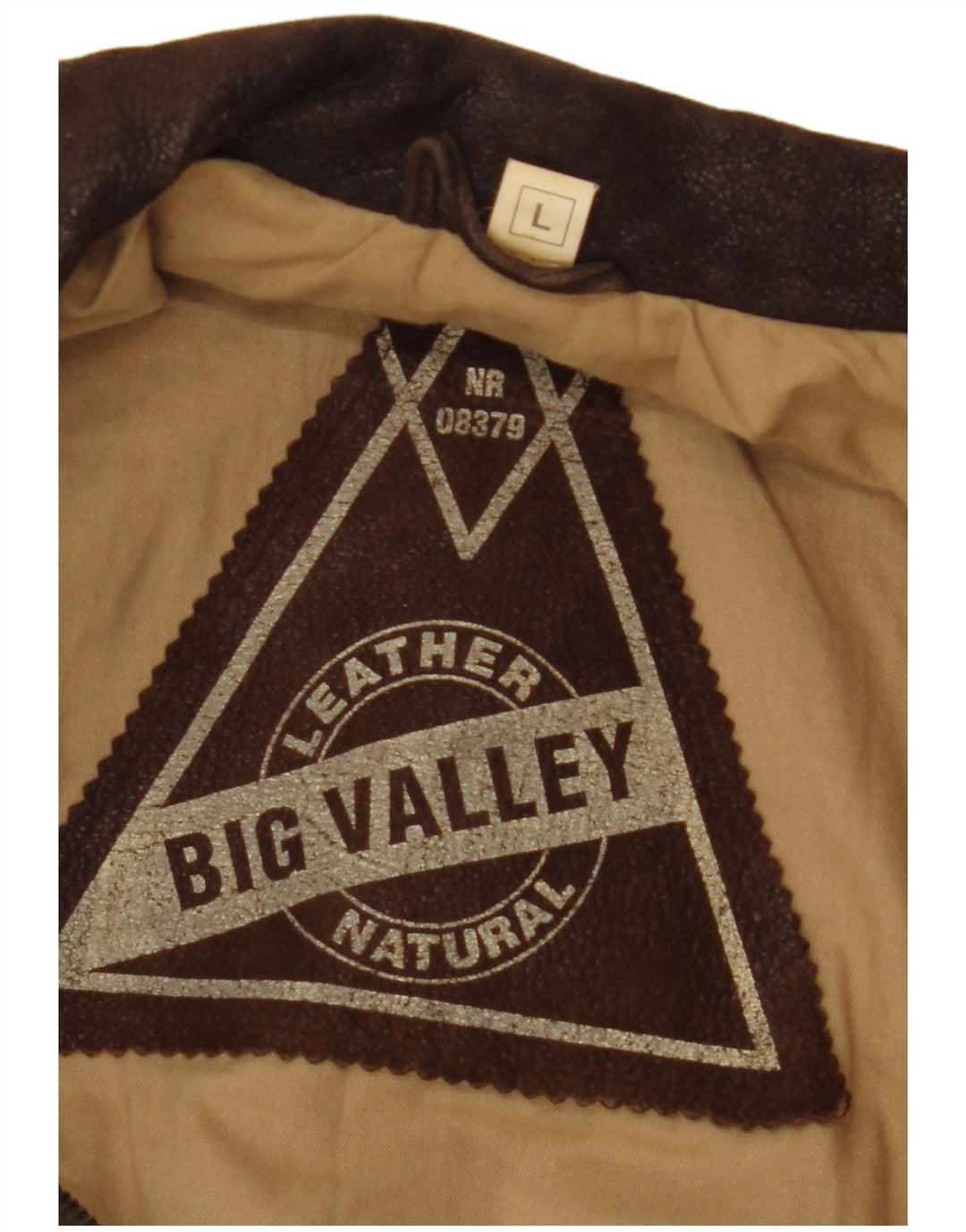 VINTAGE Herren Lederjacke UK 40 Großes braunes Leder