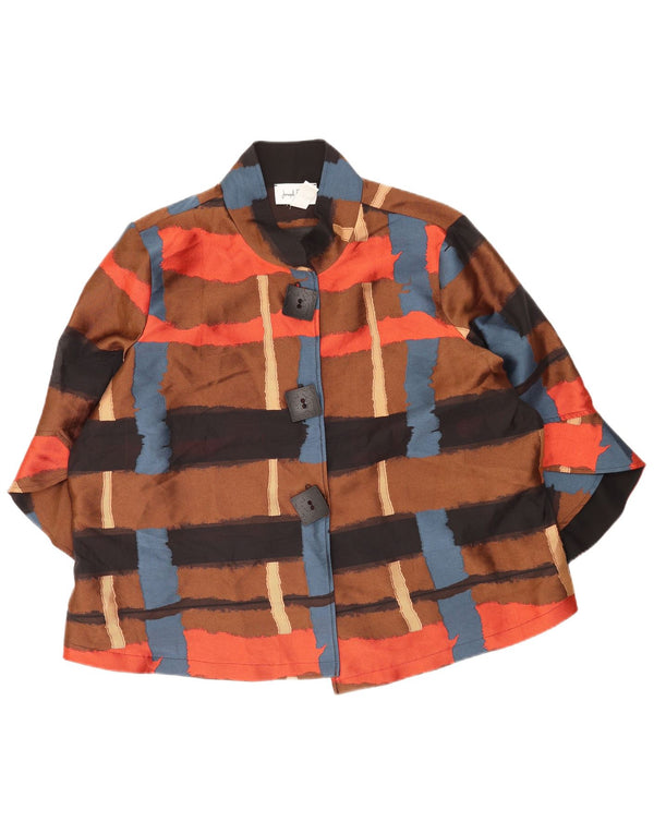 Joseph Ribkoff Damen-Blazer, übergroß, 3/4-Ärmel, UK 18, XL, Braun