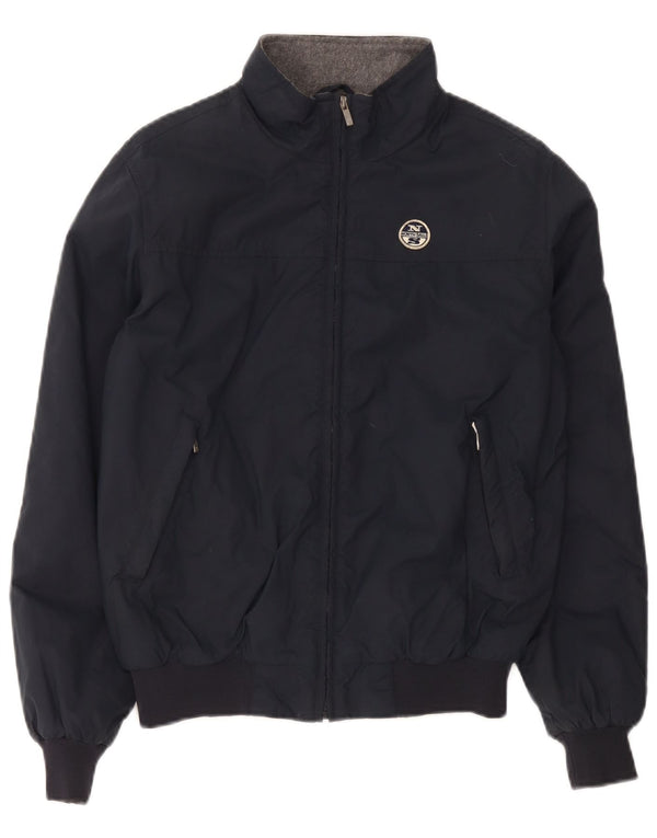 North Sails Bomberjacke für Jungen, 13–14 Jahre, marineblaues Polyamid