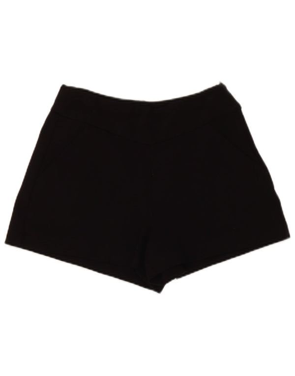 Zara Damen High Waist Casual Shorts XS W24 Schwarz