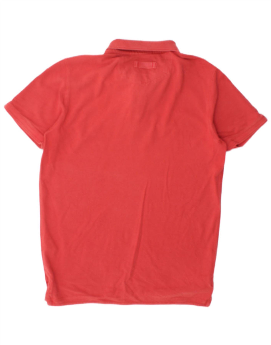 FAT FACE Herren-Poloshirt aus mittelroter Baumwolle