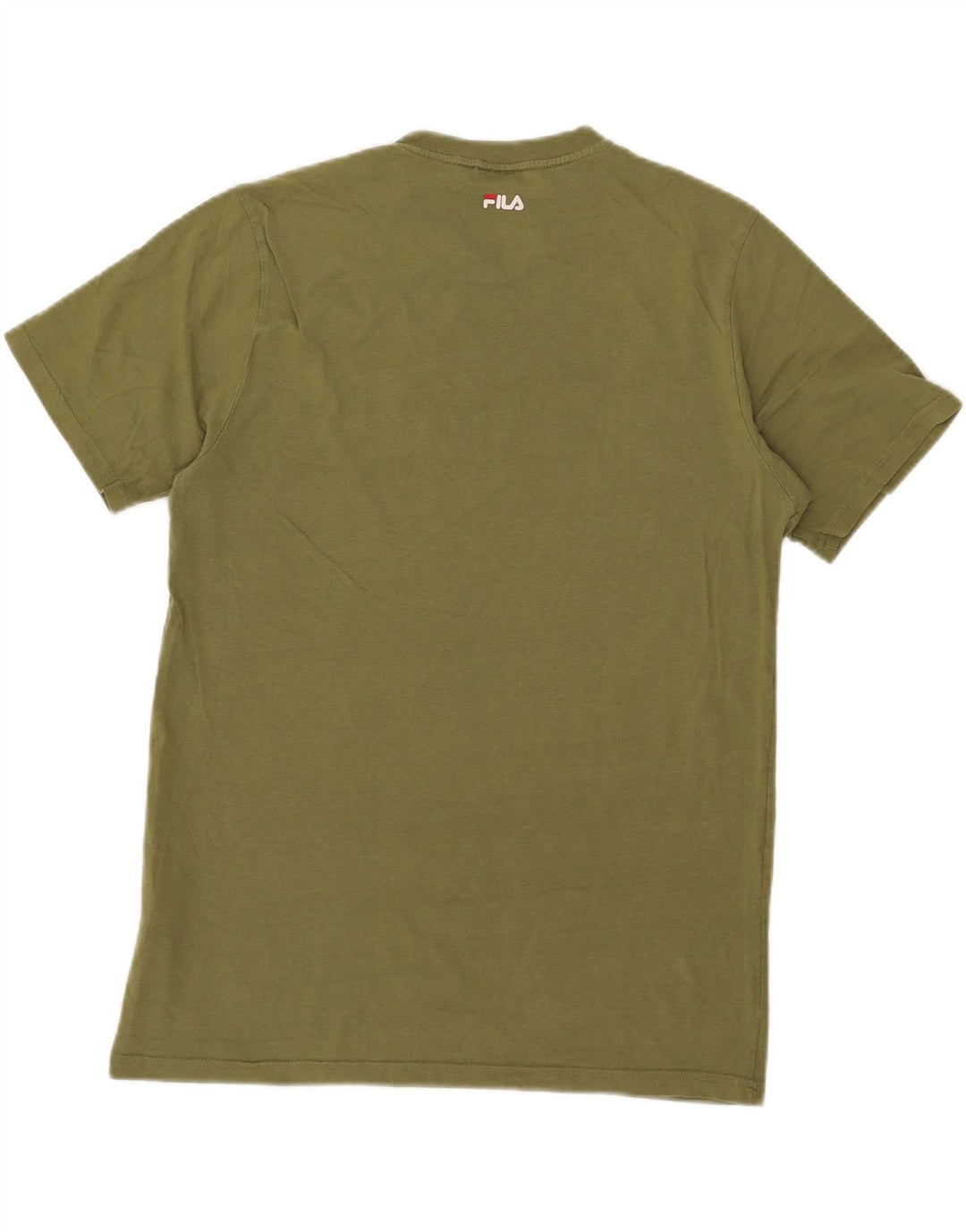 Fila Herren-T-Shirt mit Grafik, groß, Khaki, Baumwolle
